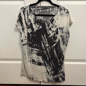 Vince Grey & White Tee Shirt